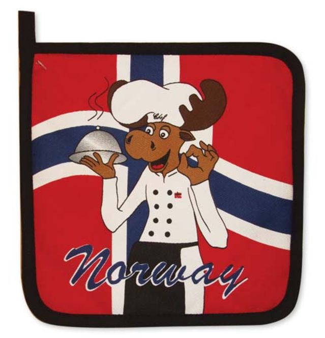 Main Image Potholder in Norwegian Flag