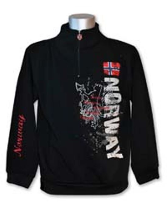 Hovedbilde Zip neck - Norway - Sort
