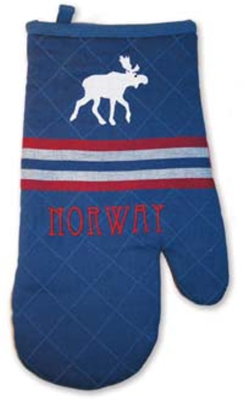 Barbecue mitt  with Moose
