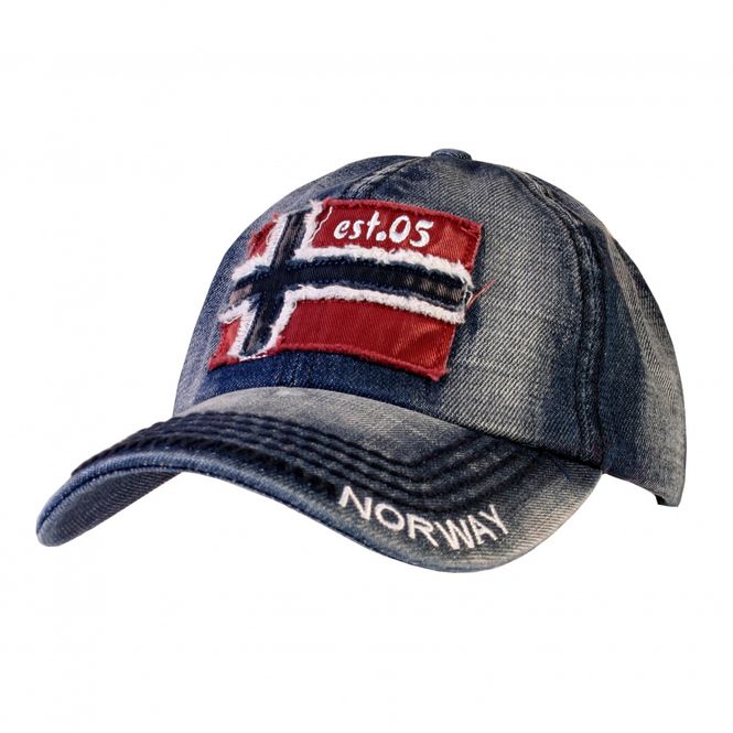 Hovedbilde Cap - Slitt flagg i front - Marine